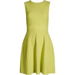 Ted Baker Ted Baker Baileey Sleeveless Dress Womens for Dresses Colour Lime