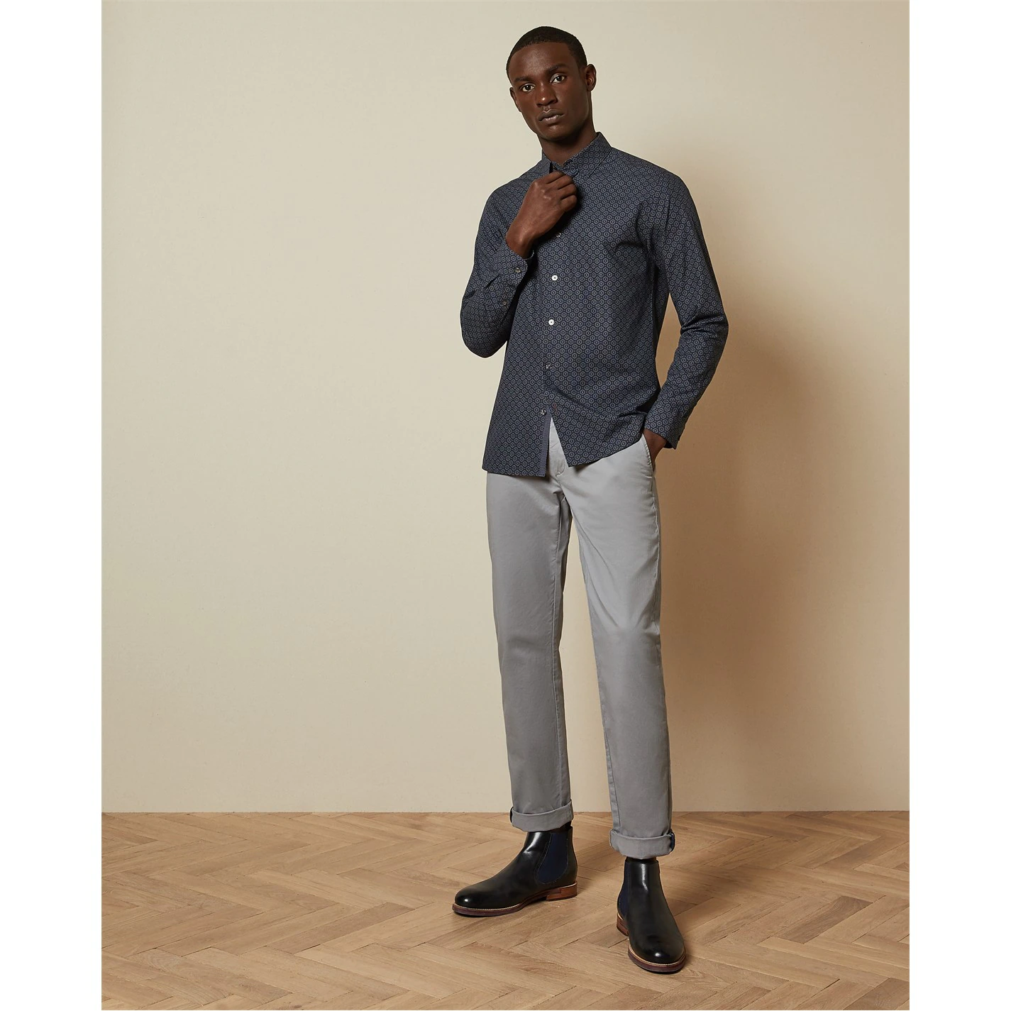 Ted Baker Brella Long Sleeve Shirt for Casual Shirts Colour Navy 4 Ted Baker Brella Long Sleeve Shirt for Casual Shirts Colour Navy - Image 2