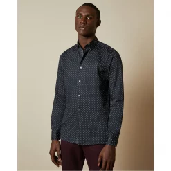 Ted Baker Ronto Shirt for Casual Shirts Colour Navy 8 Ted Baker Ronto Shirt for Casual Shirts Colour Navy -Outlet Wardrobe Mix Store 32692418 xxl a2