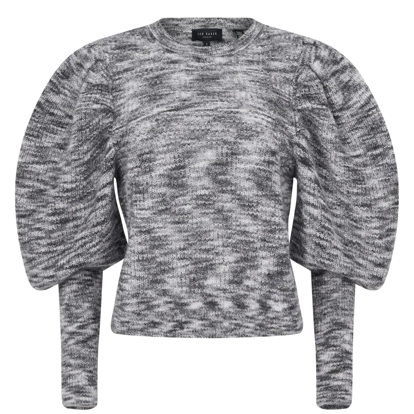 Ted Baker Valma Knit Jumper for Knitwear Colour Dark Grey 3 Ted Baker Valma Knit Jumper for Knitwear Colour Dark Grey
