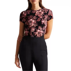 Ted Baker Clari Print Top for Tops Colour Black -Outlet Wardrobe Mix Store 32702603 xxl a2