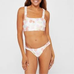 Ted Baker Aimiy Frill Bikini Top for Kaftans & Sarongs Colour Natural -Outlet Wardrobe Mix Store 35061669 xxl a3