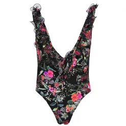Ted Baker Metro Plunge Swimsuit for Swimwear Colour Black