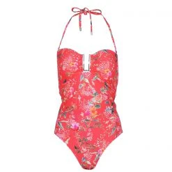 Ted Baker Metro U-Bar Swimsuit for Bikinis Colour Pink
