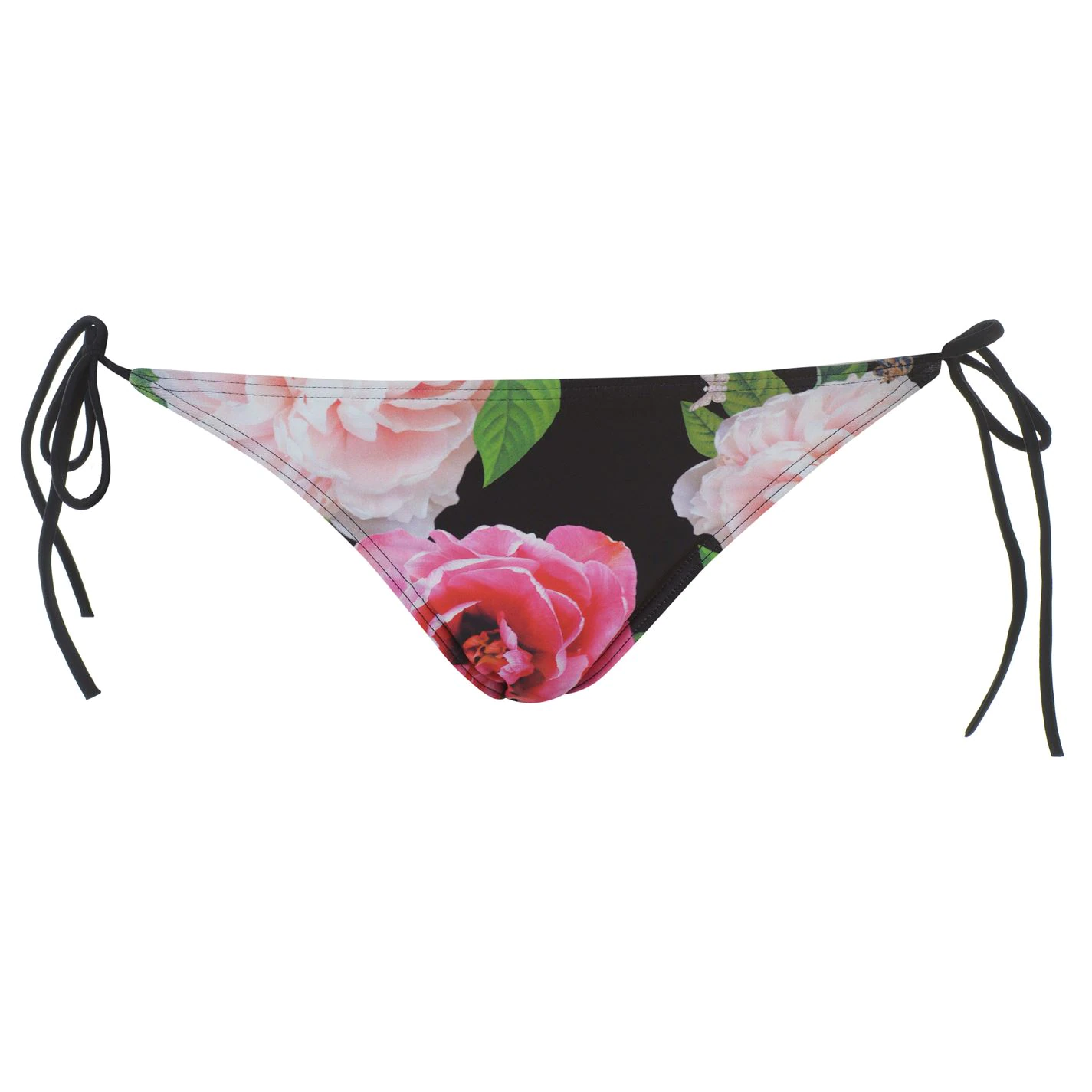 Ted Baker Ted Floral Side Tie Bikini Briefs Womens for Bikinis Colour BLACK 3 Ted Baker Ted Floral Side Tie Bikini Briefs Womens for Bikinis Colour BLACK