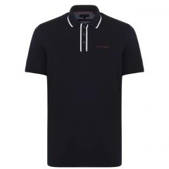 Ted Baker Ted Tipped Polo Shirt for Mens Golf Tops Colour Navy