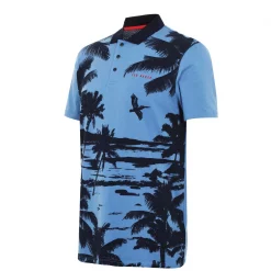 Ted Baker Green Polo Shirt for Mens Golf Tops Colour Navy/Lt Blue -Outlet Wardrobe Mix Store 36214218 xxl a11