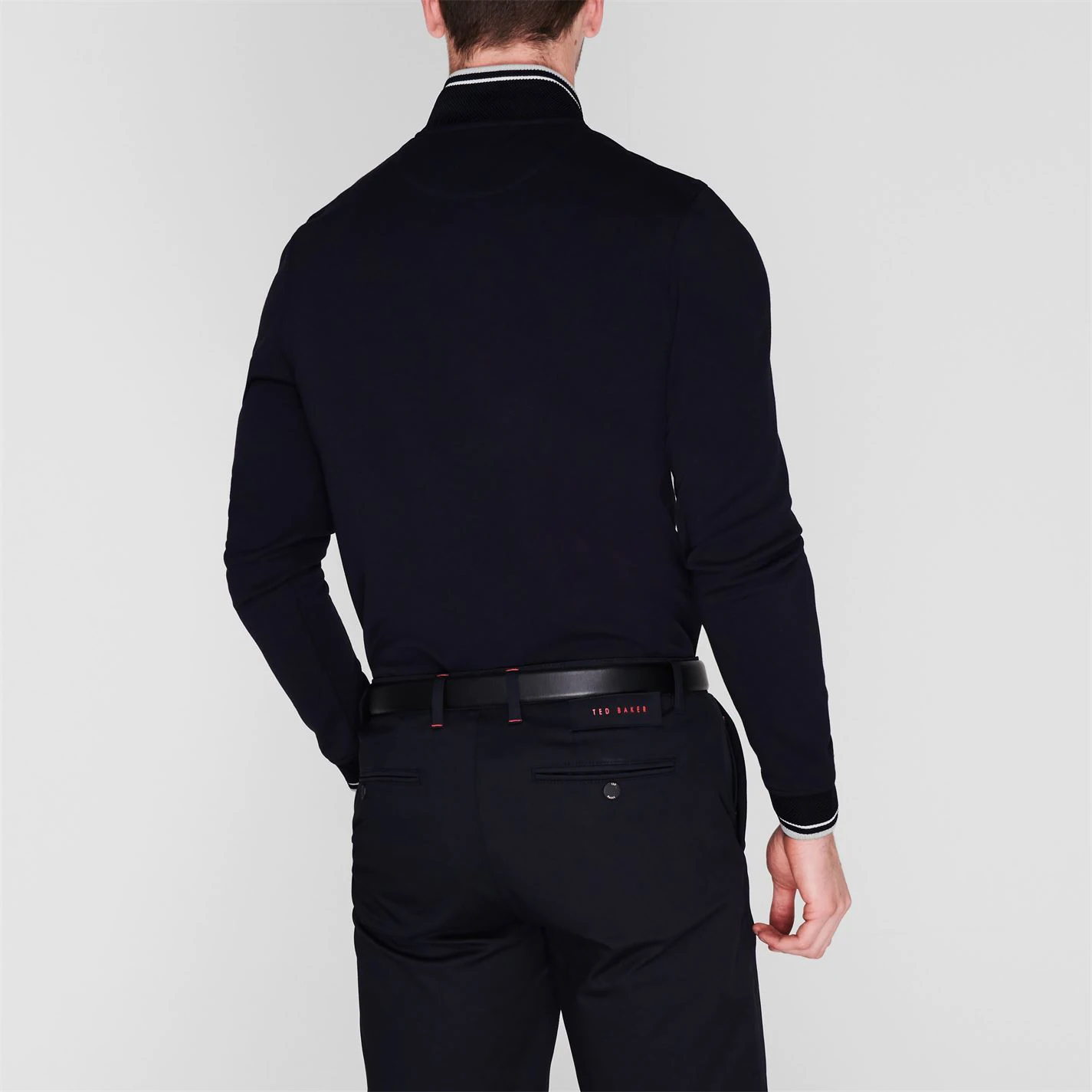 Ted Baker Peanot Zip Top for Mens Golf Clothing Colour navy 5 Ted Baker Peanot Zip Top for Mens Golf Clothing Colour navy - Image 3