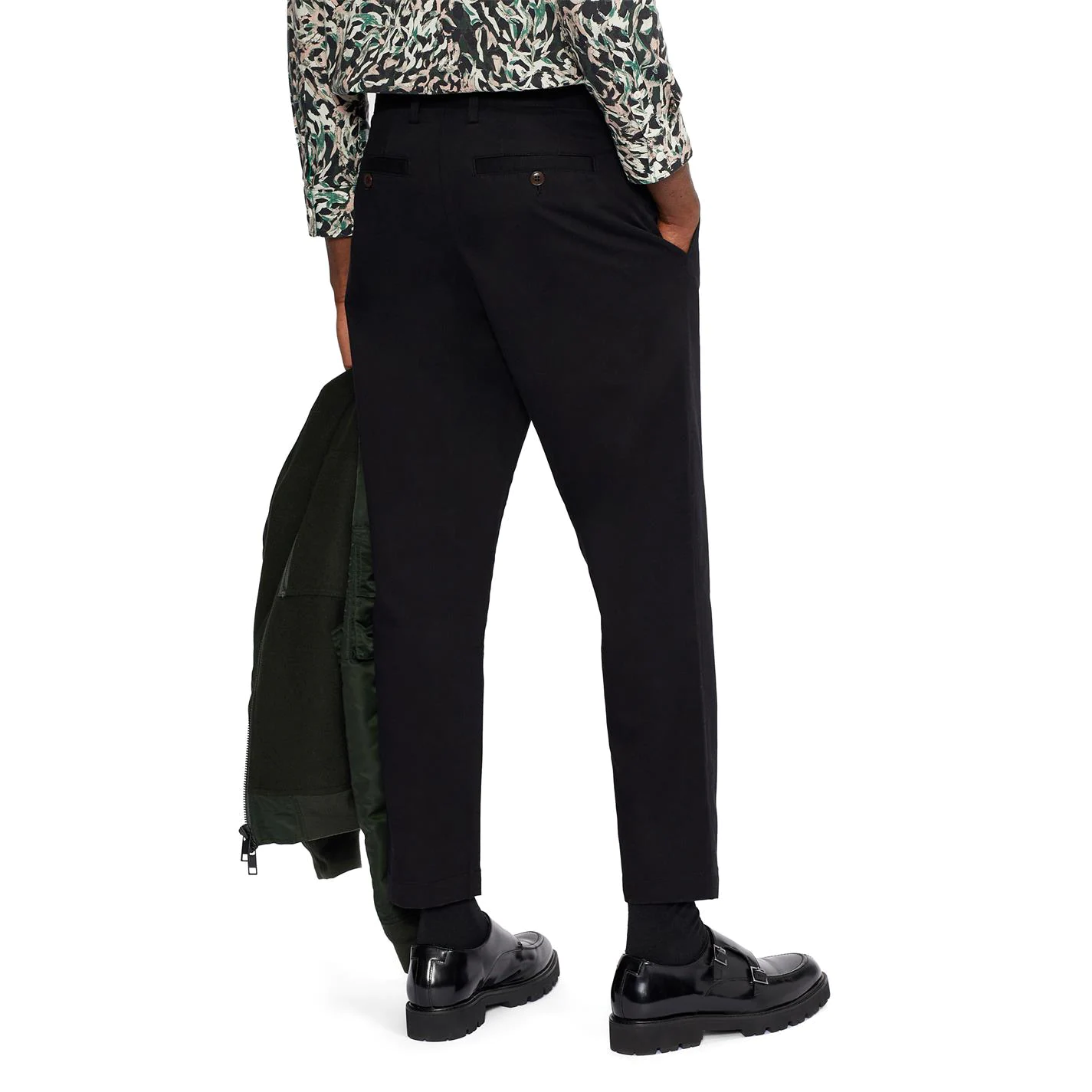 Ted Baker Kosmos Tapered Trousers for Big & Tall Trousers Colour Black 5 Ted Baker Kosmos Tapered Trousers for Big & Tall Trousers Colour Black - Image 3