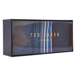 Ted Baker 3 Pack Socks Gift Box for Gifts for Him Colour Assorted Nav -Outlet Wardrobe Mix Store 41006270 xxl a4