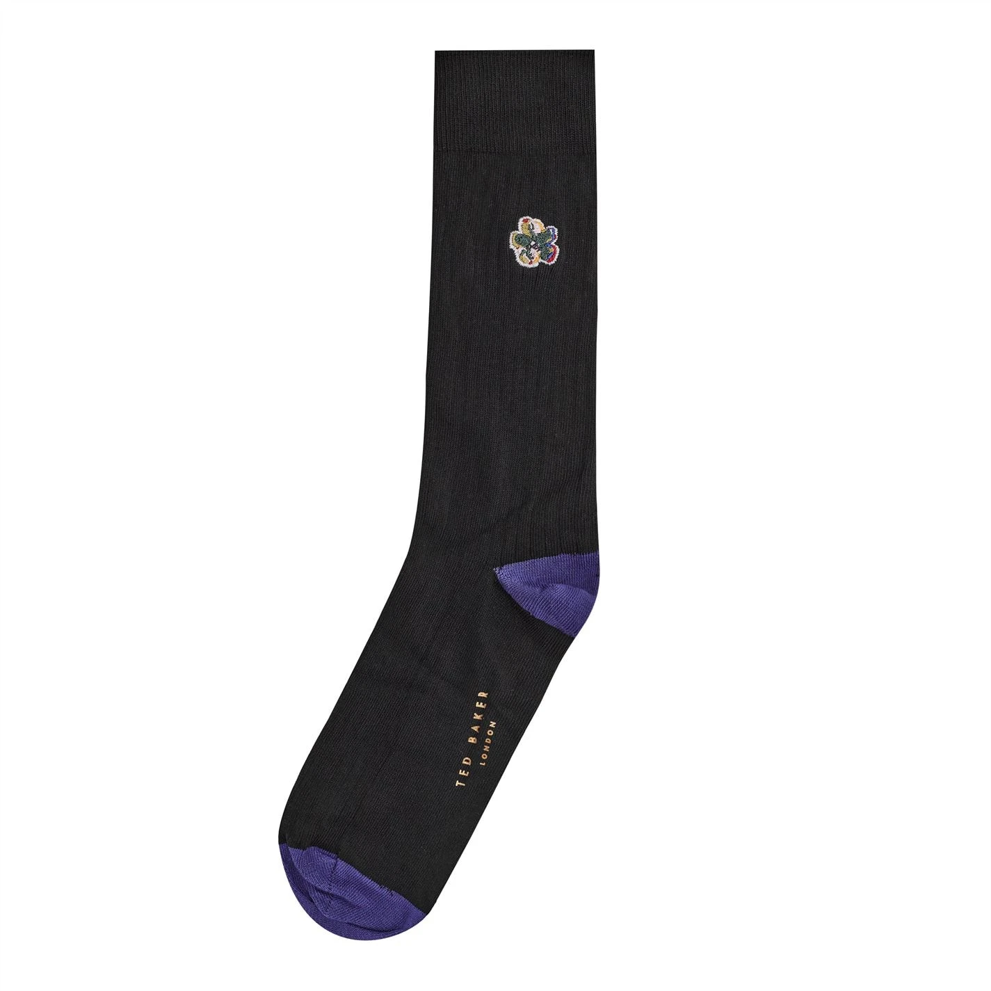 Ted Baker Gift Box Crew Socks 3 Pack for Socks Colour Black 4 Ted Baker Gift Box Crew Socks 3 Pack for Socks Colour Black - Image 2