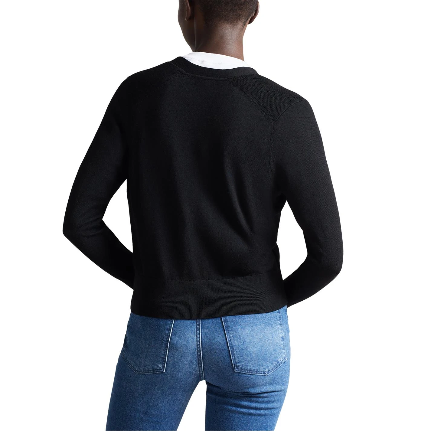 Ted Baker Aiyleen Cardigan for Knitwear Colour Black 6 Ted Baker Aiyleen Cardigan for Knitwear Colour Black - Image 4