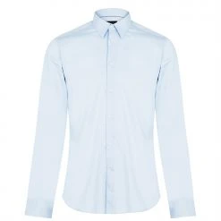 Ted Baker Islass Long Sleeve Slim Fit Shirt for Casual Shirts Colour Ice Blue