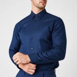 Ted Baker Ted Baker Patterned Shirt for Casual Shirts Colour Navy -Outlet Wardrobe Mix Store 50915918 xxl a3