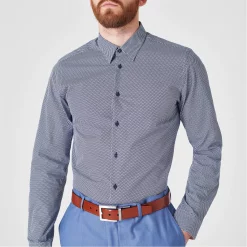 Ted Baker Slim Fit Epping Shirt for Casual Shirts Colour Navy -Outlet Wardrobe Mix Store 50916918 xxl a3