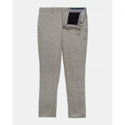 Ted Baker Butler Linen Trousers for Trousers & Chinos Colour Taupe
