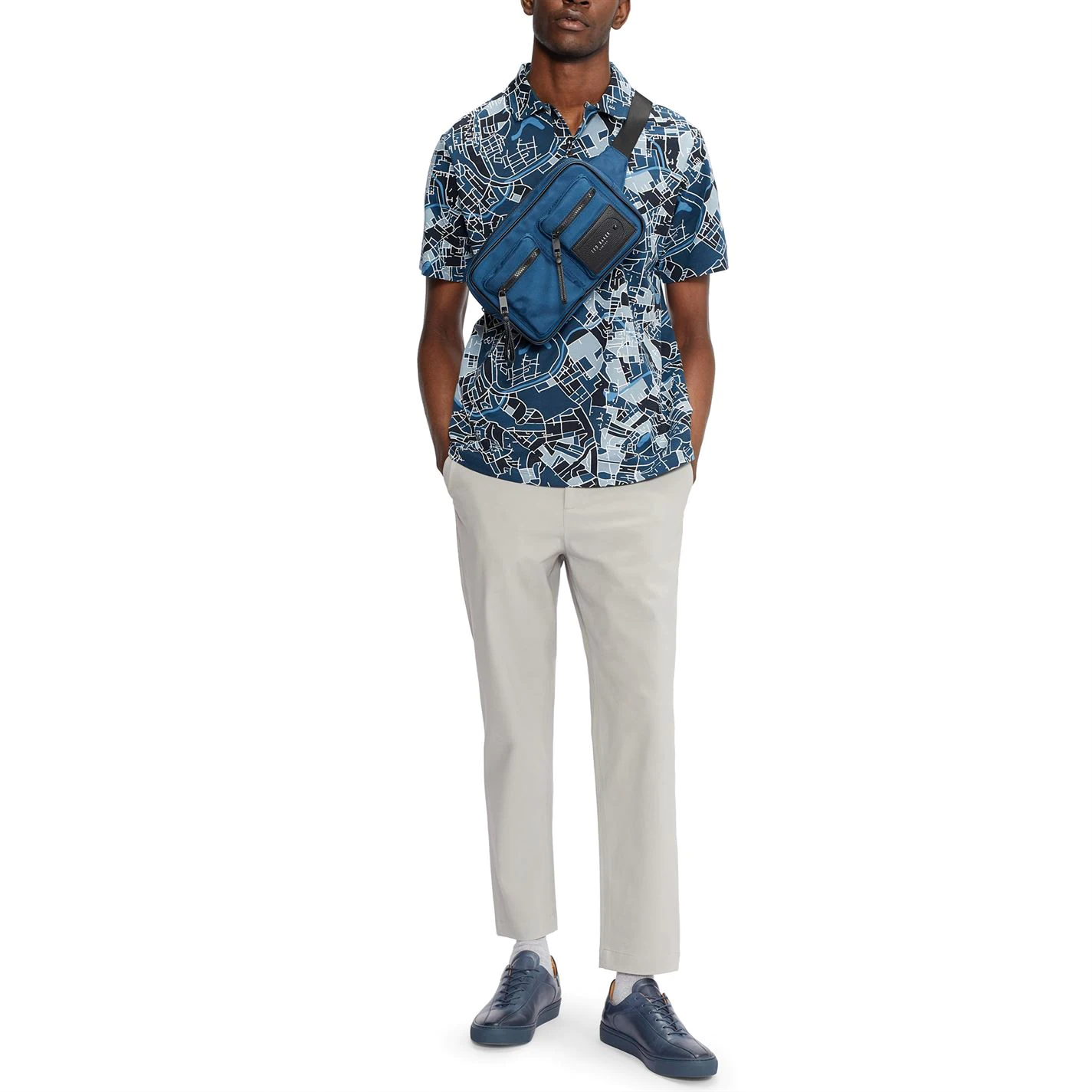 Ted Baker Stilz Trousers for Trousers & Chinos Colour Grey 6 Ted Baker Stilz Trousers for Trousers & Chinos Colour Grey - Image 4