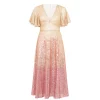 Ted Baker Glitzee Sequin Dress for Dresses Colour Dusky-Pink -Outlet Wardrobe Mix Store 51600706 xxl
