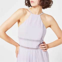 Ted Baker Camylie Lace Halter Neck Dress for Wedding Guest Dresses Colour Lilac -Outlet Wardrobe Mix Store 51600824 xxl a3