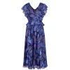Ted Baker Vertey Ruffle Dress for Dresses Colour Dk-Navy -Outlet Wardrobe Mix Store 51600918 xxl