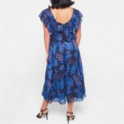 Ted Baker Vertey Ruffle Dress for Dresses Colour Dk-Navy 9 Ted Baker Vertey Ruffle Dress for Dresses Colour Dk-Navy -Outlet Wardrobe Mix Store 51600918 xxl a2