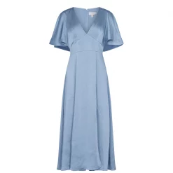 Ted Baker Ted Baker Immie Satin Dress Womens for Bridesmaid Dresses Colour Mid-Blue