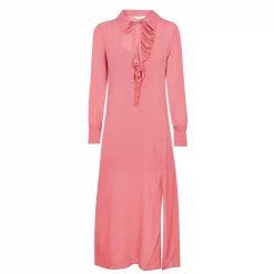 Ted Baker Faith Ruffle Dress for Dresses Colour Mid-Pink