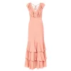 Ted Baker Ashleih Ruffle Dress for Prom Dresses Colour Dusky-Pink 2 Ted Baker Ashleih Ruffle Dress for Prom Dresses Colour Dusky-Pink -Outlet Wardrobe Mix Store 51601806 xxl
