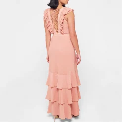 Ted Baker Ashleih Ruffle Dress for Prom Dresses Colour Dusky-Pink 9 Ted Baker Ashleih Ruffle Dress for Prom Dresses Colour Dusky-Pink -Outlet Wardrobe Mix Store 51601806 xxl a2