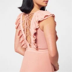 Ted Baker Ashleih Ruffle Dress for Prom Dresses Colour Dusky-Pink 10 Ted Baker Ashleih Ruffle Dress for Prom Dresses Colour Dusky-Pink -Outlet Wardrobe Mix Store 51601806 xxl a3