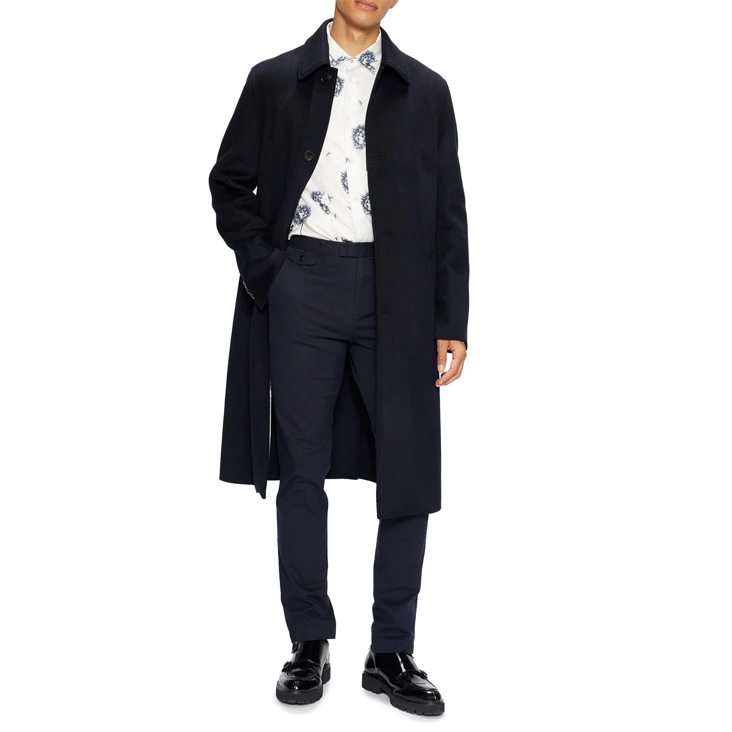 Ted Baker Genay Slim Chinos for Trousers & Chinos Colour Dark Navy 6 Ted Baker Genay Slim Chinos for Trousers & Chinos Colour Dark Navy - Image 4