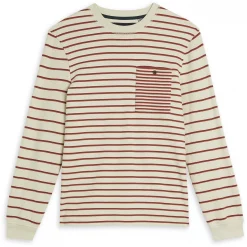 Ted Baker Koncall Sweatshirt for Big & Tall Colour White-Grey