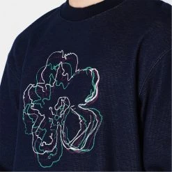 Ted Baker Carick Embroidered Jumper for Big & Tall Colour Navy -Outlet Wardrobe Mix Store 52233318 xxl a3