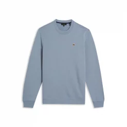 Ted Baker Ted Baker Hatton Sweater for Big & Tall Knitwear Colour Mid-Blue