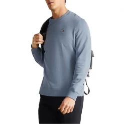 Ted Baker Ted Baker Hatton Sweater for Big & Tall Knitwear Colour Mid-Blue 10 Ted Baker Ted Baker Hatton Sweater for Big & Tall Knitwear Colour Mid-Blue -Outlet Wardrobe Mix Store 52286320 xxl a2