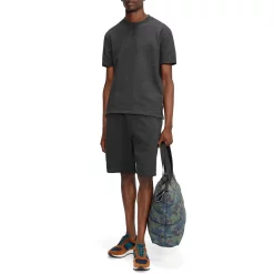 Ted Baker Roscrow Short Sleeve Sweatshirt for Big & Tall Knitwear Colour Charcoal -Outlet Wardrobe Mix Store 52519902 xxl a1