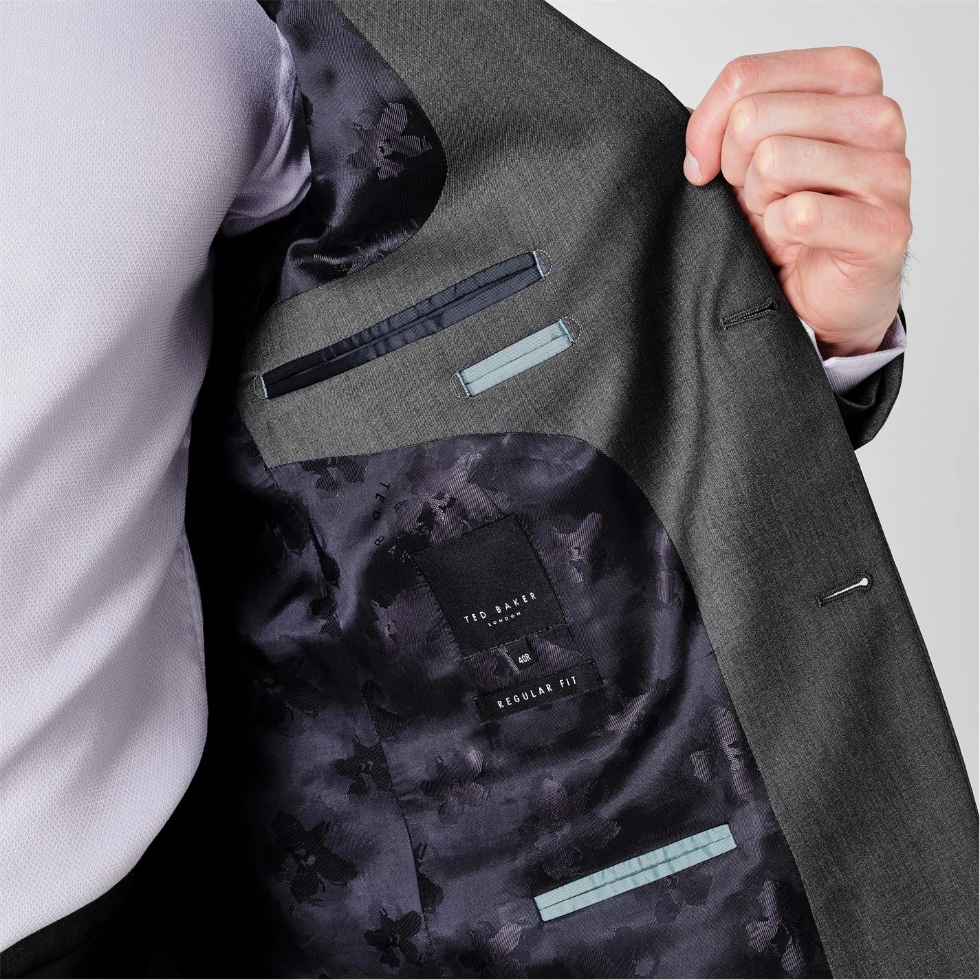 Ted Baker Irvine Suit Jacket for Complete Suits Colour Grey 7 Ted Baker Irvine Suit Jacket for Complete Suits Colour Grey - Image 5