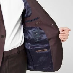 Ted Baker Ted Baker Merlot Blazer Jacket for Suit Jackets & Blazers Colour Burgundy -Outlet Wardrobe Mix Store 52585508 xxl a4