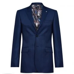 Ted Baker Sharkskin Jacket for Big & Tall Suit Jackets Colour Blue