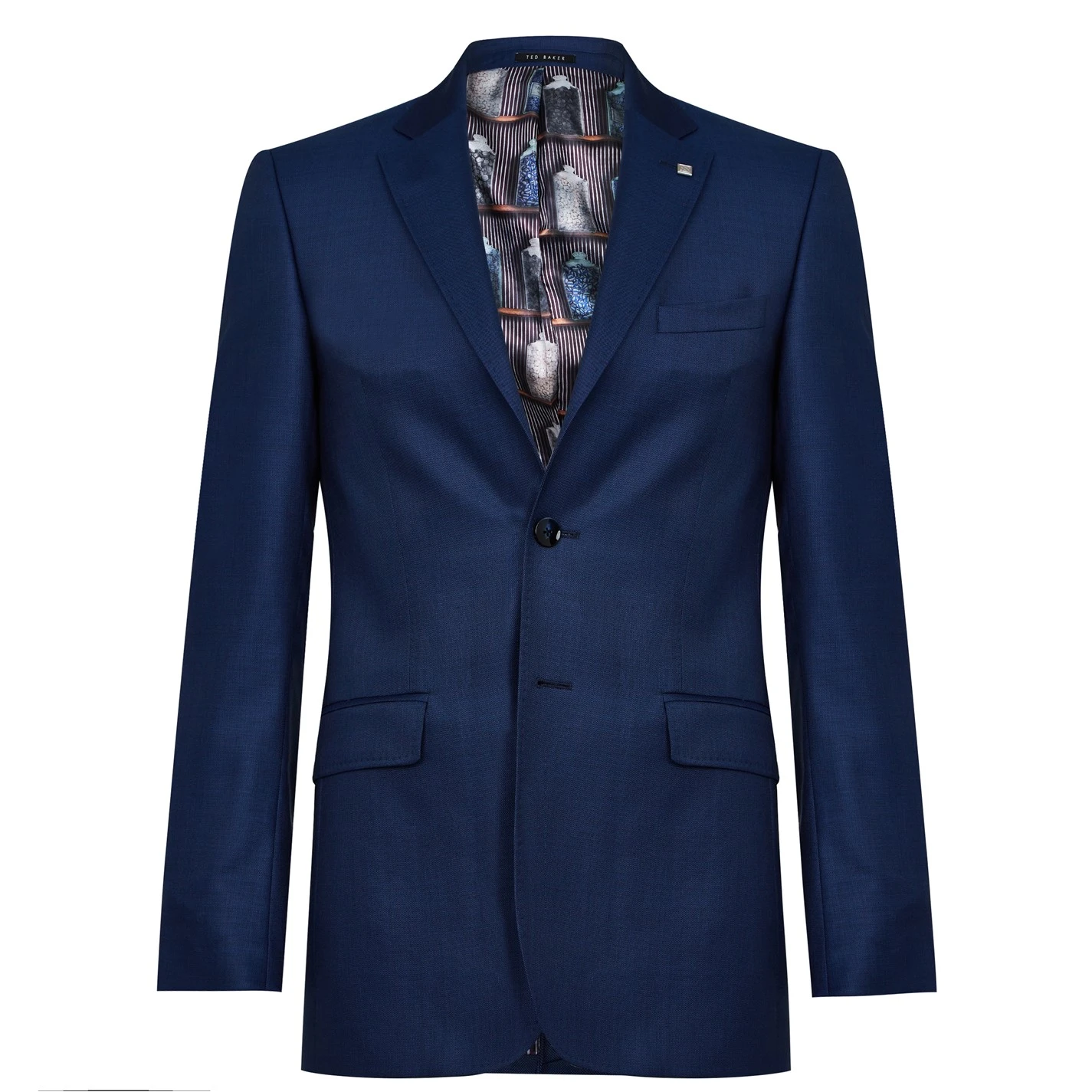 Ted Baker Sharkskin Jacket for Big & Tall Suit Jackets Colour Blue 3 Ted Baker Sharkskin Jacket for Big & Tall Suit Jackets Colour Blue