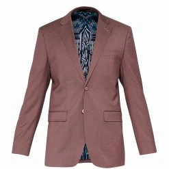 Ted Baker Twill Jacket for Big & Tall Suit Jackets Colour Dusky Pink