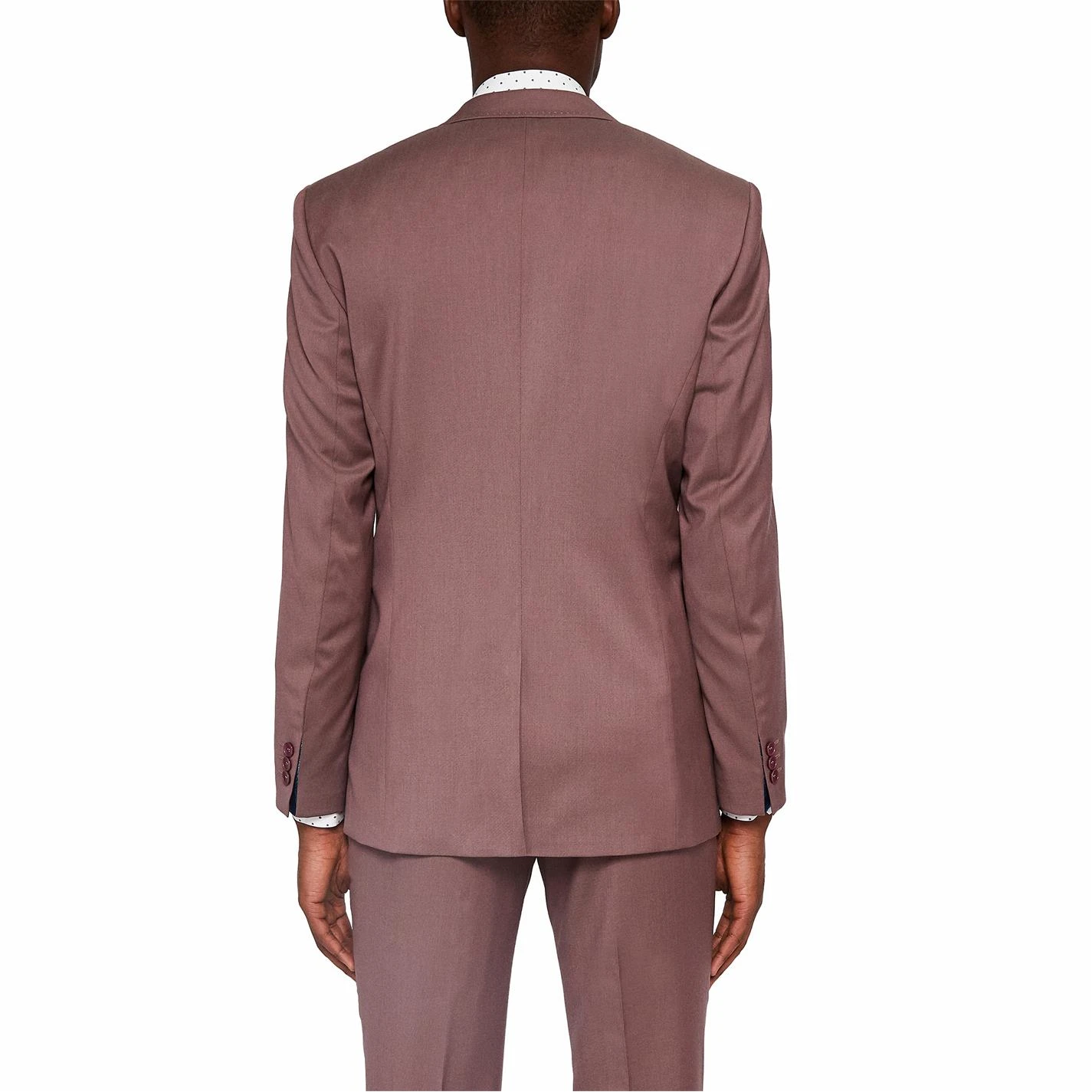 Ted Baker Twill Jacket for Big & Tall Suit Jackets Colour Dusky Pink 5 Ted Baker Twill Jacket for Big & Tall Suit Jackets Colour Dusky Pink - Image 3