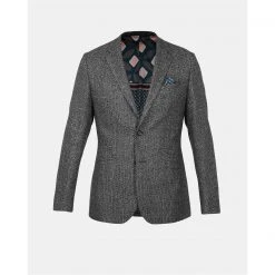 Ted Baker Pickle Boucle Jacket for Suit Jackets & Blazers Colour Grey
