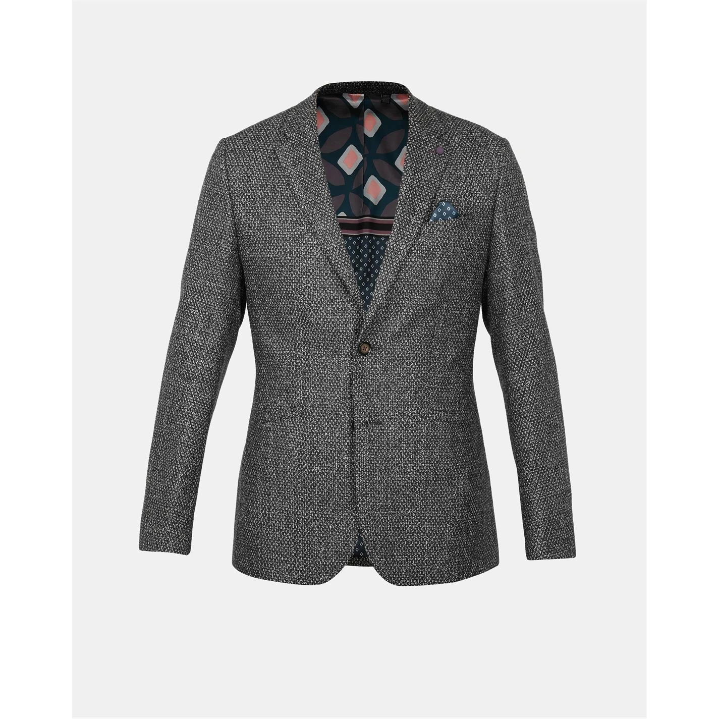 Ted Baker Pickle Boucle Jacket for Suit Jackets & Blazers Colour Grey 3 Ted Baker Pickle Boucle Jacket for Suit Jackets & Blazers Colour Grey