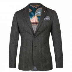 Ted Baker Wensley Jacket for Big & Tall Suit Jackets Colour Charcoal