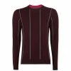Ted Baker Chifke Crew Sweater for Big & Tall Knitwear Colour Dark Red 2 Ted Baker Chifke Crew Sweater for Big & Tall Knitwear Colour Dark Red -Outlet Wardrobe Mix Store 52623108 xxl