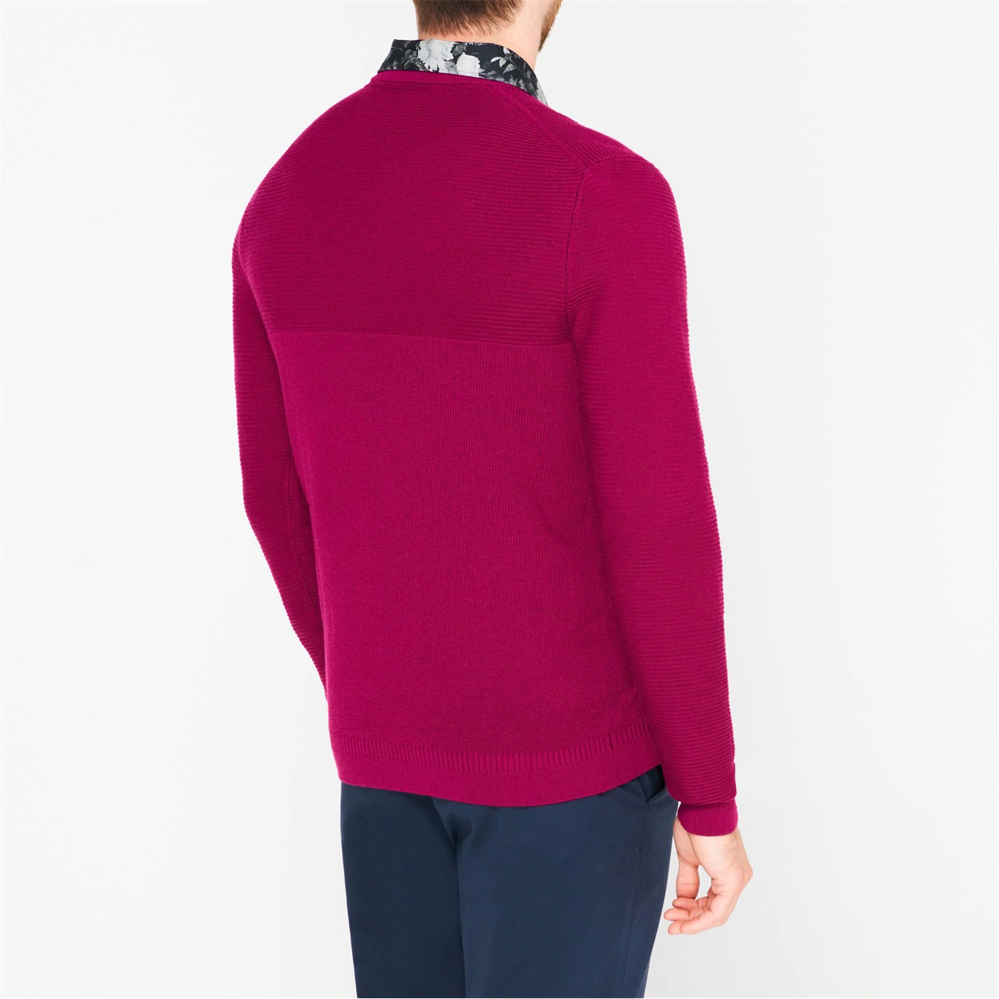 Ted Baker Pontac Sweater for Big & Tall Colour Purple 5 Ted Baker Pontac Sweater for Big & Tall Colour Purple - Image 3