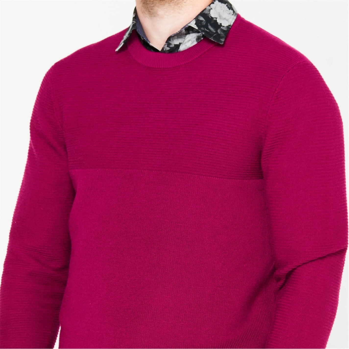 Ted Baker Pontac Sweater for Big & Tall Colour Purple 6 Ted Baker Pontac Sweater for Big & Tall Colour Purple - Image 4