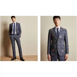 Ted Baker Blyton Jacket for Big & Tall Suit Jackets Colour Blue