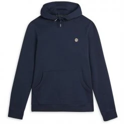 Ted Baker Hendon OTH Hoodie for Big & Tall Knitwear Colour Navy